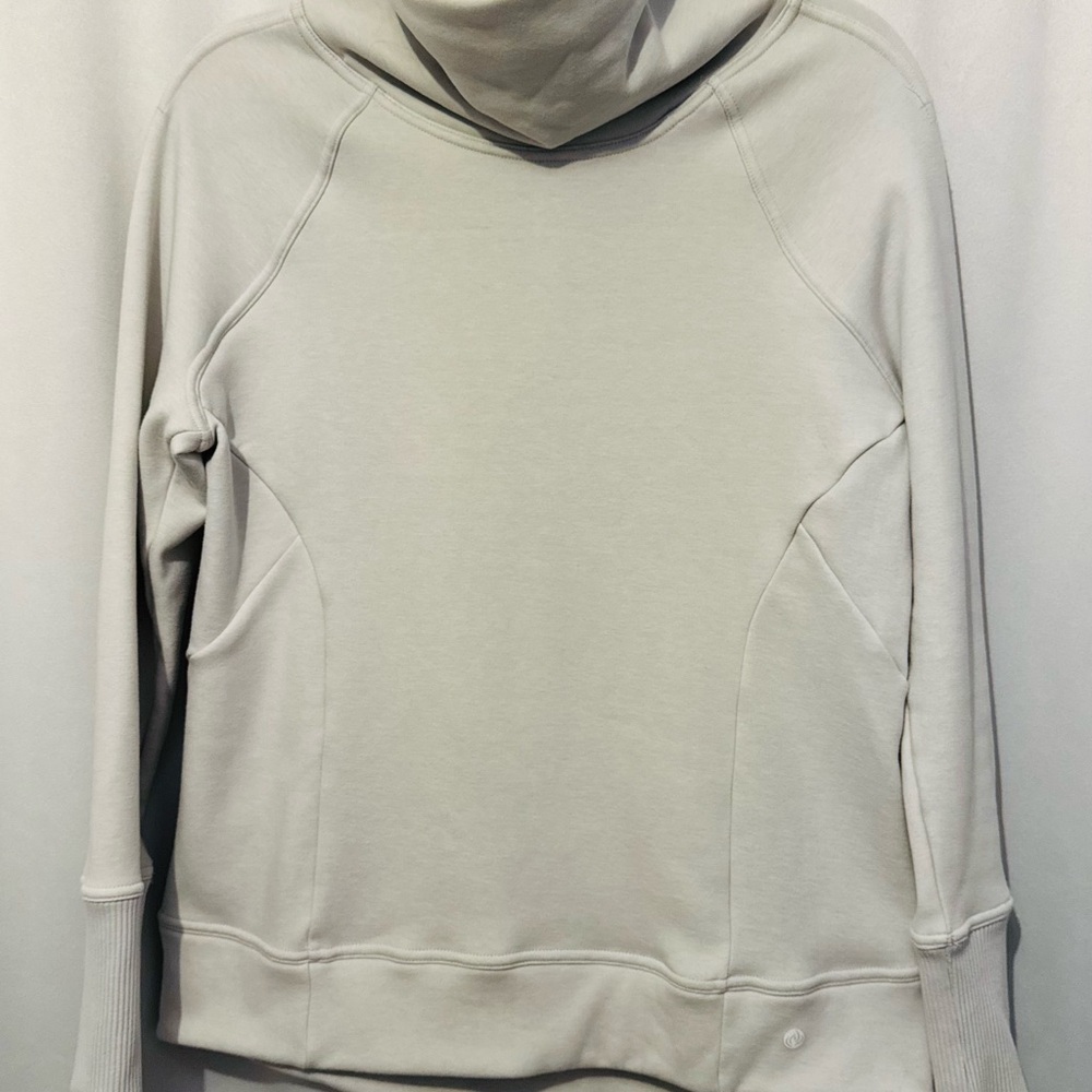 Apana Light Gray Cowl Neck Sweater